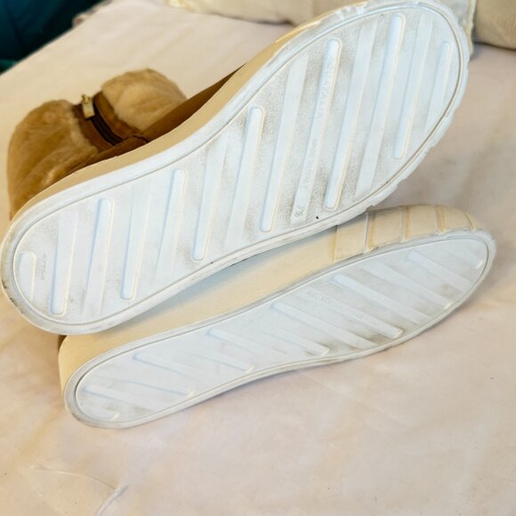 NEW! Aquatalia Designer Nelle Suede Shearling Fur Boots - Picture 12 of 13